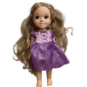 Disney Rapunzel Toddler Doll approx 12 inches tall hard plastic/vinyl